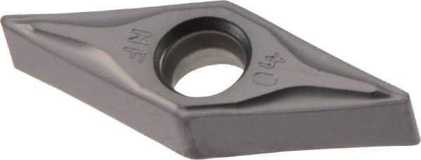 Iscar - VNGG2.5-1 NF Grade IC907 Carbide Turning Insert - TiAlN/TiN Finish, 35° Diamond, 9/32" Inscr Circle, 5/32" Thick, 1/64" Corner Radius - Eagle Tool & Supply