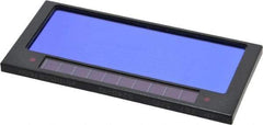 ArcOne - 4-1/4" Wide x 2" High, Lens Shade 10, Auto-Darkening Lens - 0.2" Thick, Green, Horizontal Mount - Eagle Tool & Supply