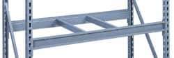 Tennsco - 2,750 Lb Capacity Bulk Storage Shelf Beam Kit - 72" Wide x 3-5/8" High x 36" Deep x 1-1/2" Thick, Medium Gray - Eagle Tool & Supply