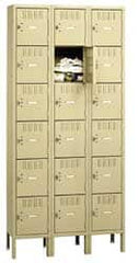 Tennsco - 6 Door, 6 Tier, Locker - Eagle Tool & Supply