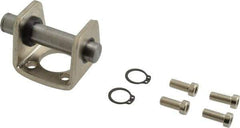 SMC PNEUMATICS - Air Cylinder Double Clevis - For 1-1/2" Air Cylinders, Use with NCGD - Eagle Tool & Supply