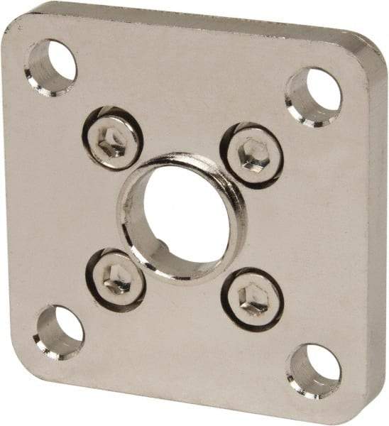 SMC PNEUMATICS - Air Cylinder Flange Mount - For 1-1/4" Air Cylinders, Use with NCGF/G - Eagle Tool & Supply