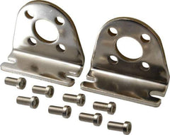 SMC PNEUMATICS - Air Cylinder Foot Mount - For 2-1/2" Air Cylinders, Use with NCGL - Eagle Tool & Supply