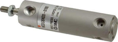 SMC PNEUMATICS - 3/4" Bore Double Acting Air Cylinder - 1/8 Port, 1/4-28 Rod Thread, 140 Max psi, 40 to 140°F - Eagle Tool & Supply