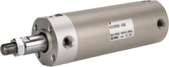 SMC PNEUMATICS - 2" Bore Double Acting Air Cylinder - 1/4 Port, 1/2-20 Rod Thread, 140 Max psi, 40 to 140°F - Eagle Tool & Supply