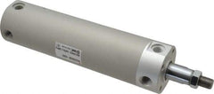 SMC PNEUMATICS - 2" Bore Double Acting Air Cylinder - 1/4 Port, 1/2-20 Rod Thread, 140 Max psi, 40 to 140°F - Eagle Tool & Supply