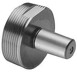 Vermont Gage - 2-1/2 - 8 Single End Tapered Plug Pipe Thread Gage - Handle Size 6, Handle Not Included - Eagle Tool & Supply