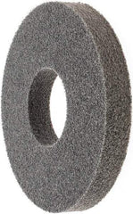 3M - 8" Diam, 1" Face Width, 3" Center Hole, Fine Grade, Silicon Carbide Deburring Wheel - Unitized, Soft Density 2 Grade - Eagle Tool & Supply