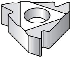 Kennametal - 16NR Internal Right Hand 14-8 Partial Profile 55° Laydown Threading Insert - Grade KC5025, TiAlN Coated Carbide, 9.53mm Inscribed Circle - Eagle Tool & Supply