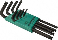 Bondhus - 8 Piece T9 to T40 L-Key Torx Key Set - T9, T40 Torx Size - Eagle Tool & Supply