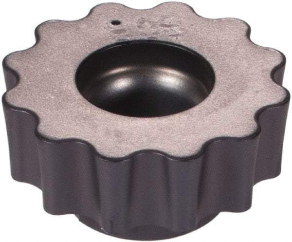 Iscar - RCMW1607 FW Grade IC908 Carbide Milling Insert - TiAlN Finish, 0.1969" Thick, 16mm Inscribed Circle - Eagle Tool & Supply