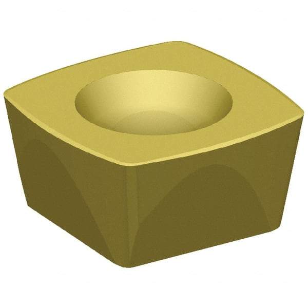Kennametal - XDPW90412 D Grade KCPM40 Carbide Milling Insert - AlCrTiN Finish, 4.76mm Thick, 3/8" Inscribed Circle, 1.2mm Corner Radius - Eagle Tool & Supply