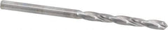 Onsrud - 1/8" 118° Solid Carbide Jobber Drill - Bright Finish, Right Hand Cut, Spiral Flute, Straight Shank, 2-1/4" OAL, Faceted Point - Eagle Tool & Supply