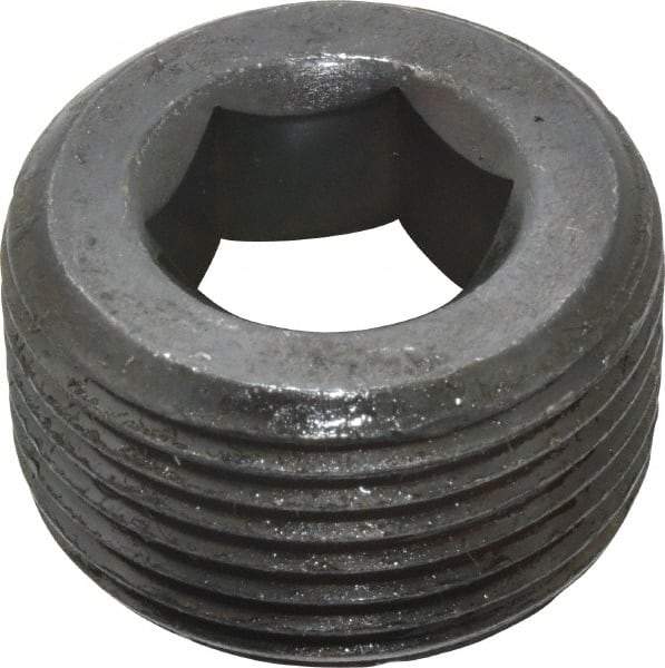 Value Collection - 1-11-1/2, 3/4" OAL, Alloy Steel Socket Pressure Plug - Uncoated, 3/4" Taper per Foot, 5/8" Hex Key - Eagle Tool & Supply
