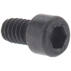 Value Collection - #4-48 UNF Hex Socket Drive, Socket Cap Screw - Alloy Steel, Black Oxide Finish, Fully Threaded, 7/8" Length Under Head - Eagle Tool & Supply
