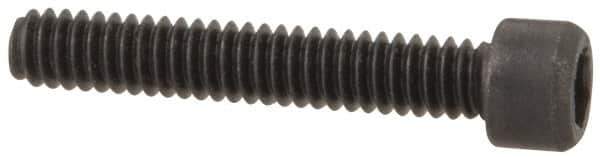 Value Collection - #0-80 UNF Hex Socket Drive, Socket Cap Screw - Alloy Steel, Black Oxide Finish, Fully Threaded, 3/8" Length Under Head - Eagle Tool & Supply