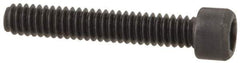 Value Collection - #0-80 UNF Hex Socket Drive, Socket Cap Screw - Alloy Steel, Black Oxide Finish, Fully Threaded, 3/8" Length Under Head - Eagle Tool & Supply