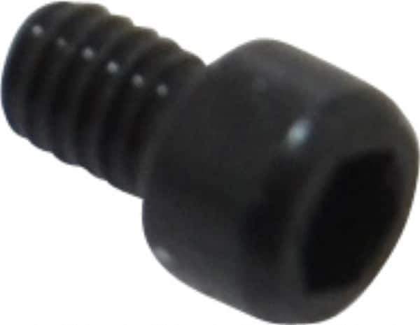 Value Collection - #1-72 UNF Hex Socket Drive, Socket Cap Screw - Alloy Steel, Black Oxide Finish, Fully Threaded, 1/8" Length Under Head - Eagle Tool & Supply
