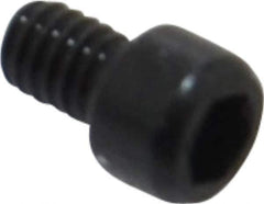 Value Collection - #1-72 UNF Hex Socket Drive, Socket Cap Screw - Alloy Steel, Black Oxide Finish, Fully Threaded, 1/8" Length Under Head - Eagle Tool & Supply