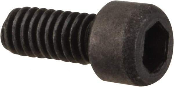 Value Collection - #1-72 UNF Hex Socket Drive, Socket Cap Screw - Alloy Steel, Black Oxide Finish, Fully Threaded, 3/16" Length Under Head - Eagle Tool & Supply