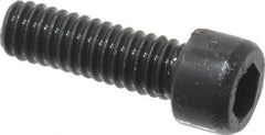 Value Collection - #1-72 UNF Hex Socket Drive, Socket Cap Screw - Alloy Steel, Black Oxide Finish, Fully Threaded, 1/4" Length Under Head - Eagle Tool & Supply