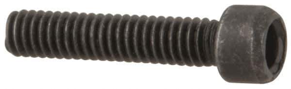 Value Collection - #1-72 UNF Hex Socket Drive, Socket Cap Screw - Alloy Steel, Black Oxide Finish, Fully Threaded, 3/8" Length Under Head - Eagle Tool & Supply