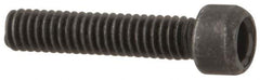 Value Collection - #1-72 UNF Hex Socket Drive, Socket Cap Screw - Alloy Steel, Black Oxide Finish, Fully Threaded, 3/8" Length Under Head - Eagle Tool & Supply
