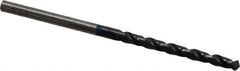 Accupro - #34 120° Cobalt Jobber Drill - TiAlN Finish, Right Hand Cut, Spiral Flute, Straight Shank, 61mm OAL, Split Point - Eagle Tool & Supply