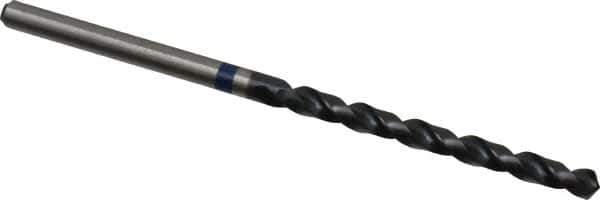 Accupro - #31 120° Cobalt Jobber Drill - TiAlN Finish, Right Hand Cut, Spiral Flute, Straight Shank, 65mm OAL, Split Point - Eagle Tool & Supply