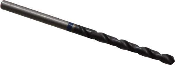Accupro - #27 120° Cobalt Jobber Drill - TiAlN Finish, Right Hand Cut, Spiral Flute, Straight Shank, 70mm OAL, Split Point - Eagle Tool & Supply