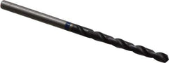 Accupro - #27 120° Cobalt Jobber Drill - TiAlN Finish, Right Hand Cut, Spiral Flute, Straight Shank, 70mm OAL, Split Point - Eagle Tool & Supply
