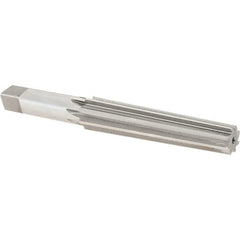 Alvord Polk - 0.57" Small End, 0.744" Large End, Straight Shank, 3-1/2" Flute, 2MT Morse Taper Reamer - Eagle Tool & Supply