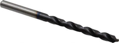 Accupro - Letter I 120° Cobalt Jobber Drill - TiAlN Finish, Right Hand Cut, Spiral Flute, Straight Shank, 109mm OAL, Faceted Point - Eagle Tool & Supply