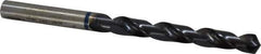 Accupro - 21/64" 120° Cobalt Jobber Drill - TiAlN Finish, Right Hand Cut, Spiral Flute, Straight Shank, 117mm OAL, Faceted Point - Eagle Tool & Supply