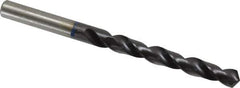 Accupro - 23/64" 120° Cobalt Jobber Drill - TiAlN Finish, Right Hand Cut, Spiral Flute, Straight Shank, 125mm OAL, Faceted Point - Eagle Tool & Supply