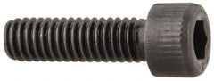 Value Collection - #6-40 UNF Hex Socket Drive, Socket Cap Screw - Alloy Steel, Black Oxide Finish, Fully Threaded, 1/2" Length Under Head - Eagle Tool & Supply