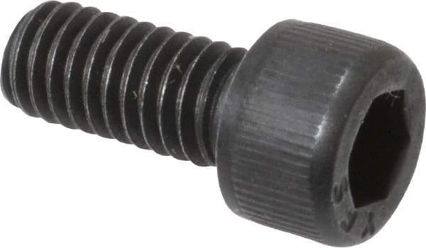Value Collection - #8-36 UNF Hex Socket Drive, Socket Cap Screw - Alloy Steel, Black Oxide Finish, Fully Threaded, 3/8" Length Under Head - Eagle Tool & Supply