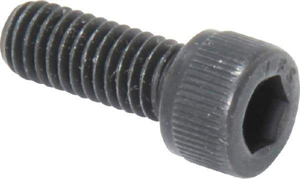 Value Collection - #10-32 UNF Hex Socket Drive, Socket Cap Screw - Alloy Steel, Black Oxide Finish, Fully Threaded, 1/2" Length Under Head - Eagle Tool & Supply