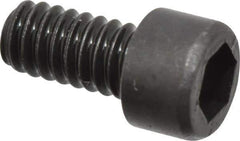 Value Collection - #2-56 UNC Hex Socket Drive, Socket Cap Screw - Alloy Steel, Black Oxide Finish, Fully Threaded, 3/16" Length Under Head - Eagle Tool & Supply