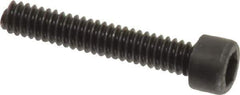 Value Collection - #2-56 UNC Hex Socket Drive, Socket Cap Screw - Alloy Steel, Black Oxide Finish, Fully Threaded, 1/2" Length Under Head - Eagle Tool & Supply