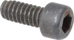 Value Collection - #3-48 UNC Hex Socket Drive, Socket Cap Screw - Alloy Steel, Black Oxide Finish, Fully Threaded, 1/4" Length Under Head - Eagle Tool & Supply