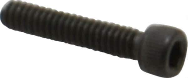 Value Collection - #3-48 UNC Hex Socket Drive, Socket Cap Screw - Alloy Steel, Black Oxide Finish, Fully Threaded, 1/2" Length Under Head - Eagle Tool & Supply