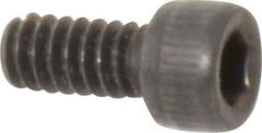 Value Collection - #4-40 UNC Hex Socket Drive, Socket Cap Screw - Alloy Steel, Black Oxide Finish, Fully Threaded, 1/4" Length Under Head - Eagle Tool & Supply