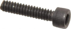 Value Collection - #4-40 UNC Hex Socket Drive, Socket Cap Screw - Alloy Steel, Black Oxide Finish, Fully Threaded, 1/2" Length Under Head - Eagle Tool & Supply