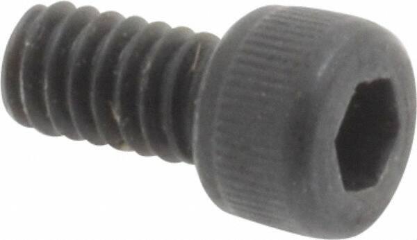 Value Collection - #5-40 UNC Hex Socket Drive, Socket Cap Screw - Alloy Steel, Black Oxide Finish, Fully Threaded, 1/4" Length Under Head - Eagle Tool & Supply