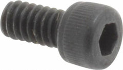 Value Collection - #5-40 UNC Hex Socket Drive, Socket Cap Screw - Alloy Steel, Black Oxide Finish, Fully Threaded, 1/4" Length Under Head - Eagle Tool & Supply