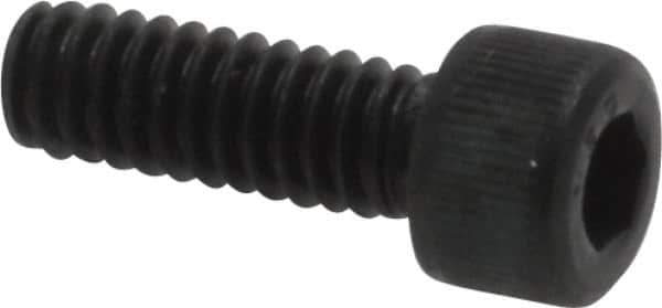 Value Collection - #5-40 UNC Hex Socket Drive, Socket Cap Screw - Alloy Steel, Black Oxide Finish, Fully Threaded, 3/8" Length Under Head - Eagle Tool & Supply