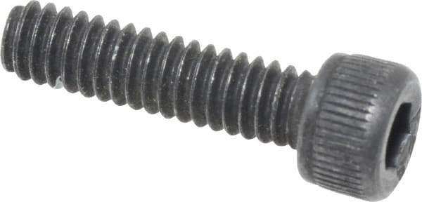 Value Collection - #5-40 UNC Hex Socket Drive, Socket Cap Screw - Alloy Steel, Black Oxide Finish, Fully Threaded, 1/2" Length Under Head - Eagle Tool & Supply