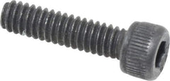 Value Collection - #5-40 UNC Hex Socket Drive, Socket Cap Screw - Alloy Steel, Black Oxide Finish, Fully Threaded, 1/2" Length Under Head - Eagle Tool & Supply