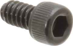 Value Collection - #6-32 UNC Hex Socket Drive, Socket Cap Screw - Alloy Steel, Black Oxide Finish, Fully Threaded, 1/4" Length Under Head - Eagle Tool & Supply